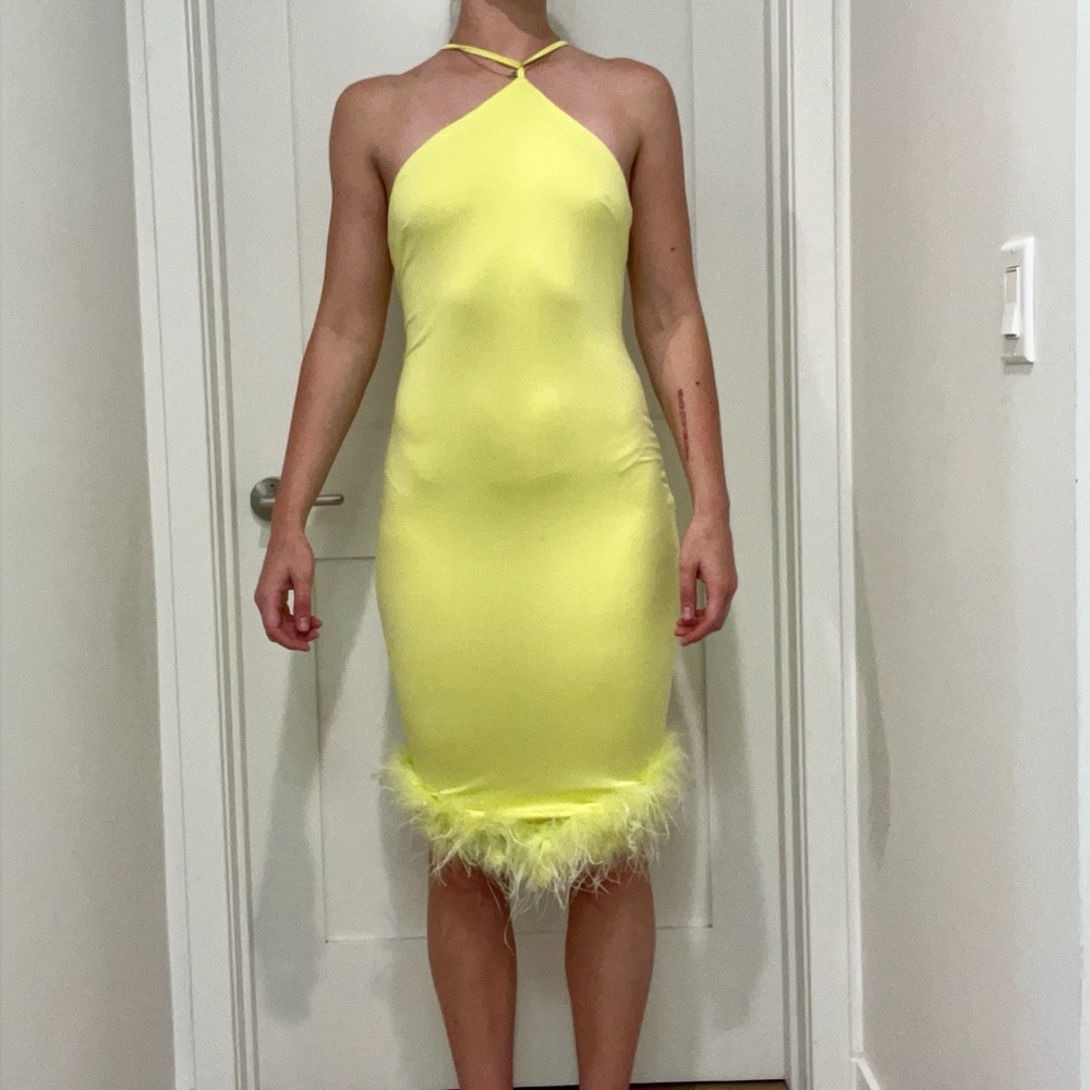 Neon Green Dress